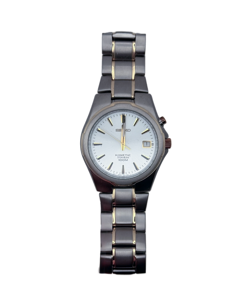 Titanium Kinetic  – Weiß, Gold‑Akzente, 100 m