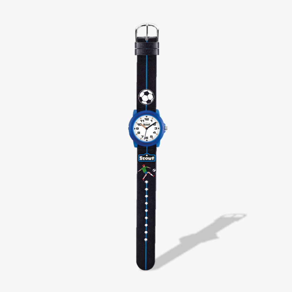 280305000 Kinderuhr mit Fußball Motiv