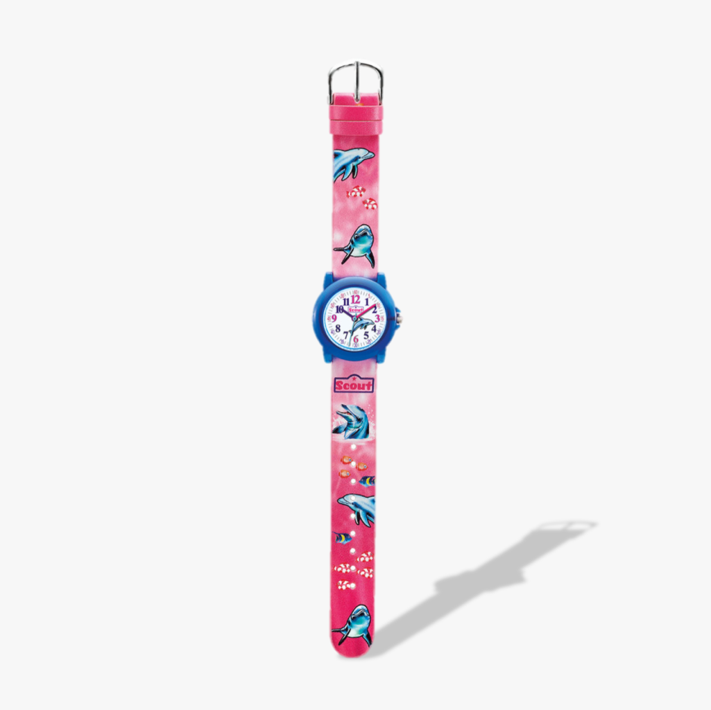 280305022 Kinderuhr mit Delfin Motiv