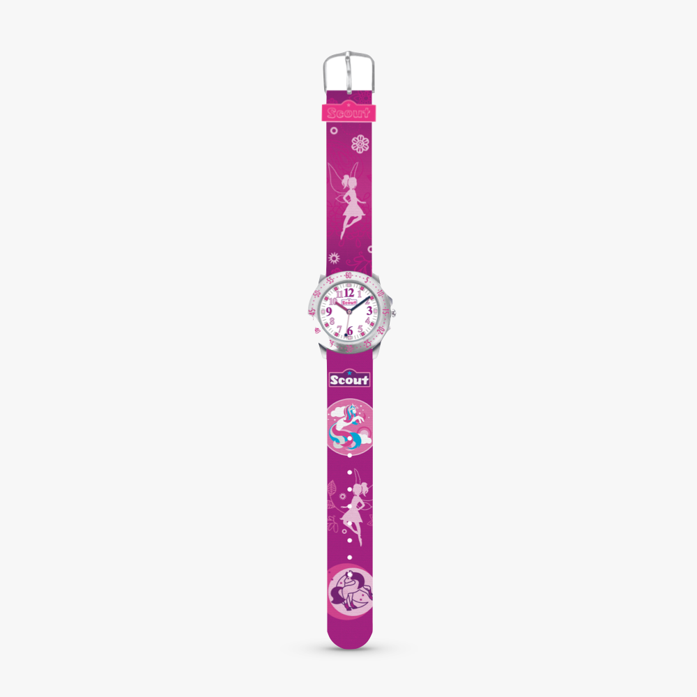 280378016 Kinderuhr mit Pony Motiv