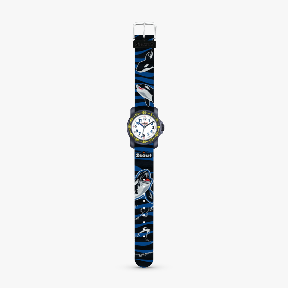 280376009 Kinderuhr mit Orca Motiv