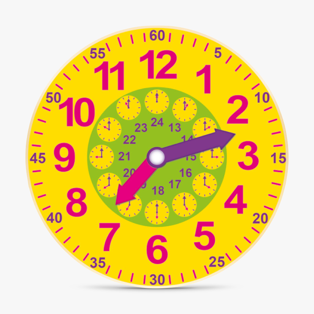 210000005 Kinder Lernuhr (zum Lernen der Uhrzeit)