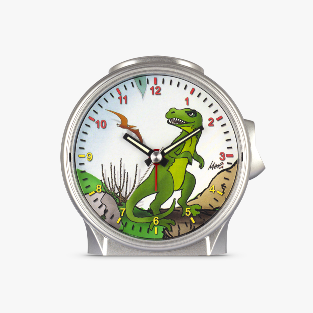 04-29650-07 Kinderwecker mit Dinosaurier Motiv