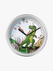 04-80050 Kinder Wanduhr mit Dinosaurier Motiv