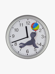 04-80401-07 Kinder Wanduhr mit Robben Motiv