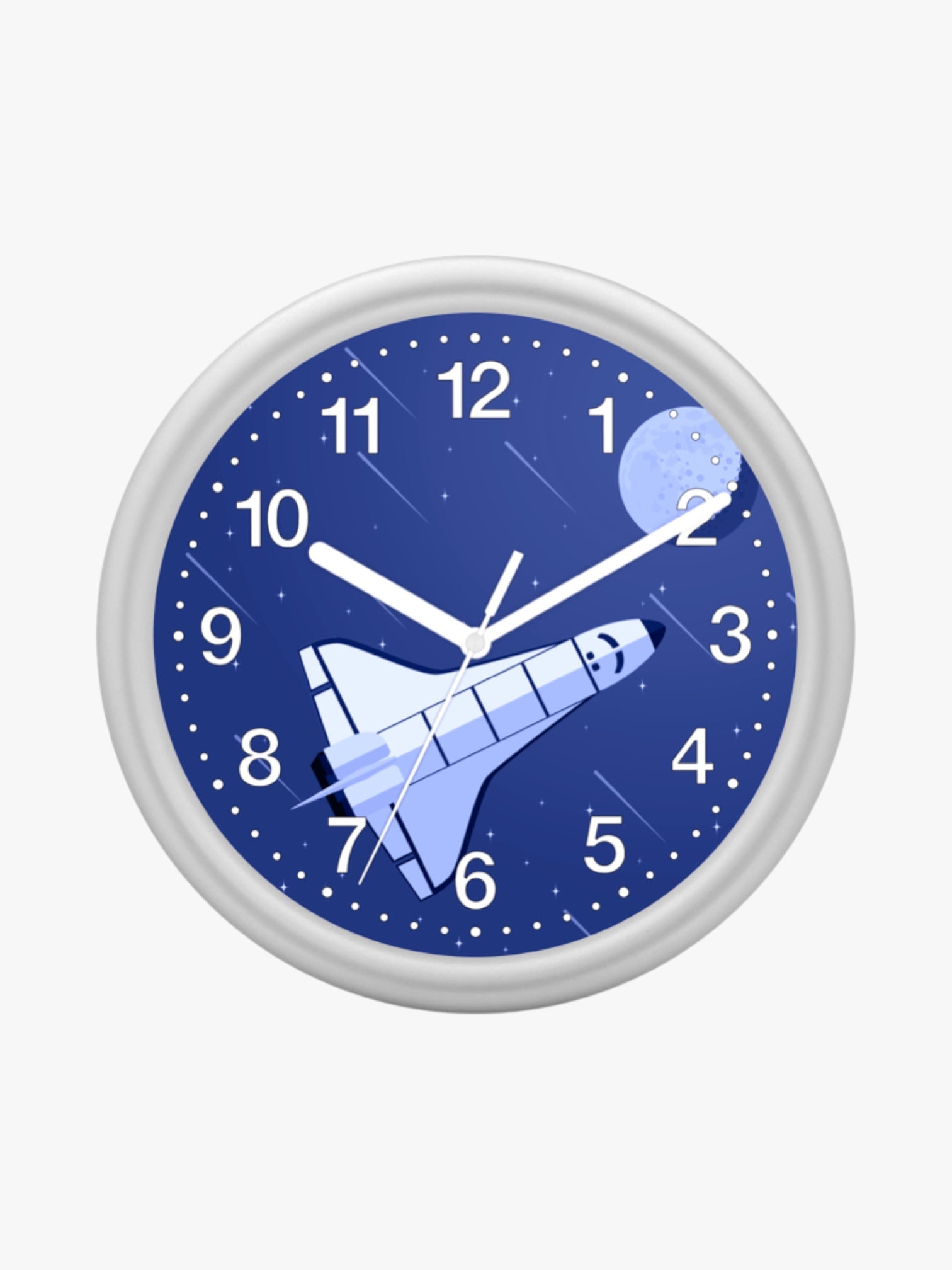 04-82135-07 Kinder Wanduhr mit Weltraum Motiv