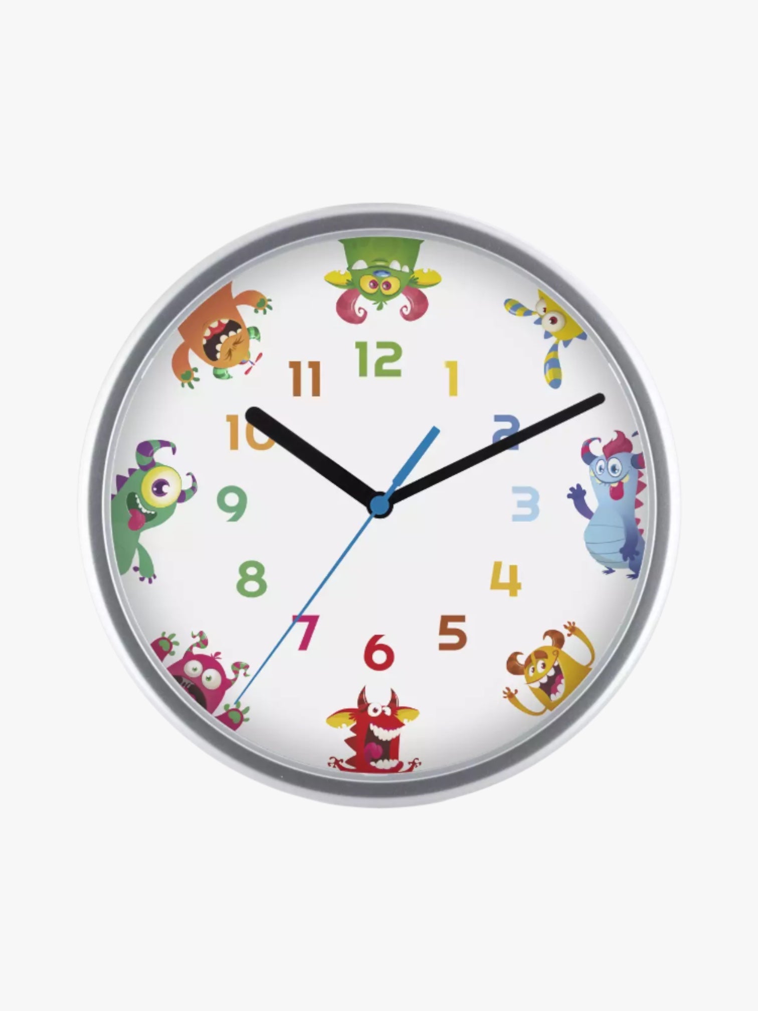08-82330-07 Kinder Wanduhr mit Monster Motiv