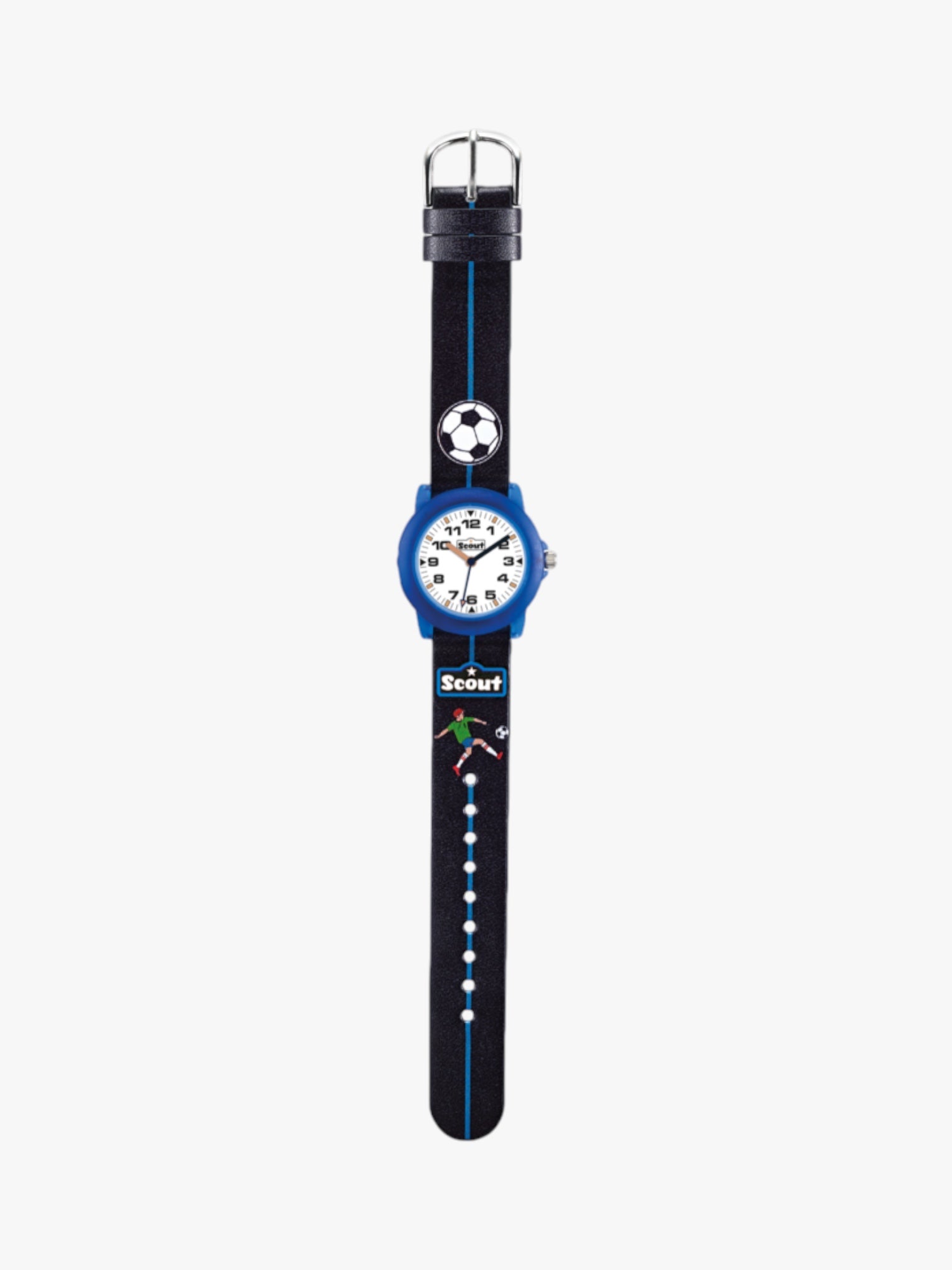 280305000 Kinderuhr mit Fußball Motiv