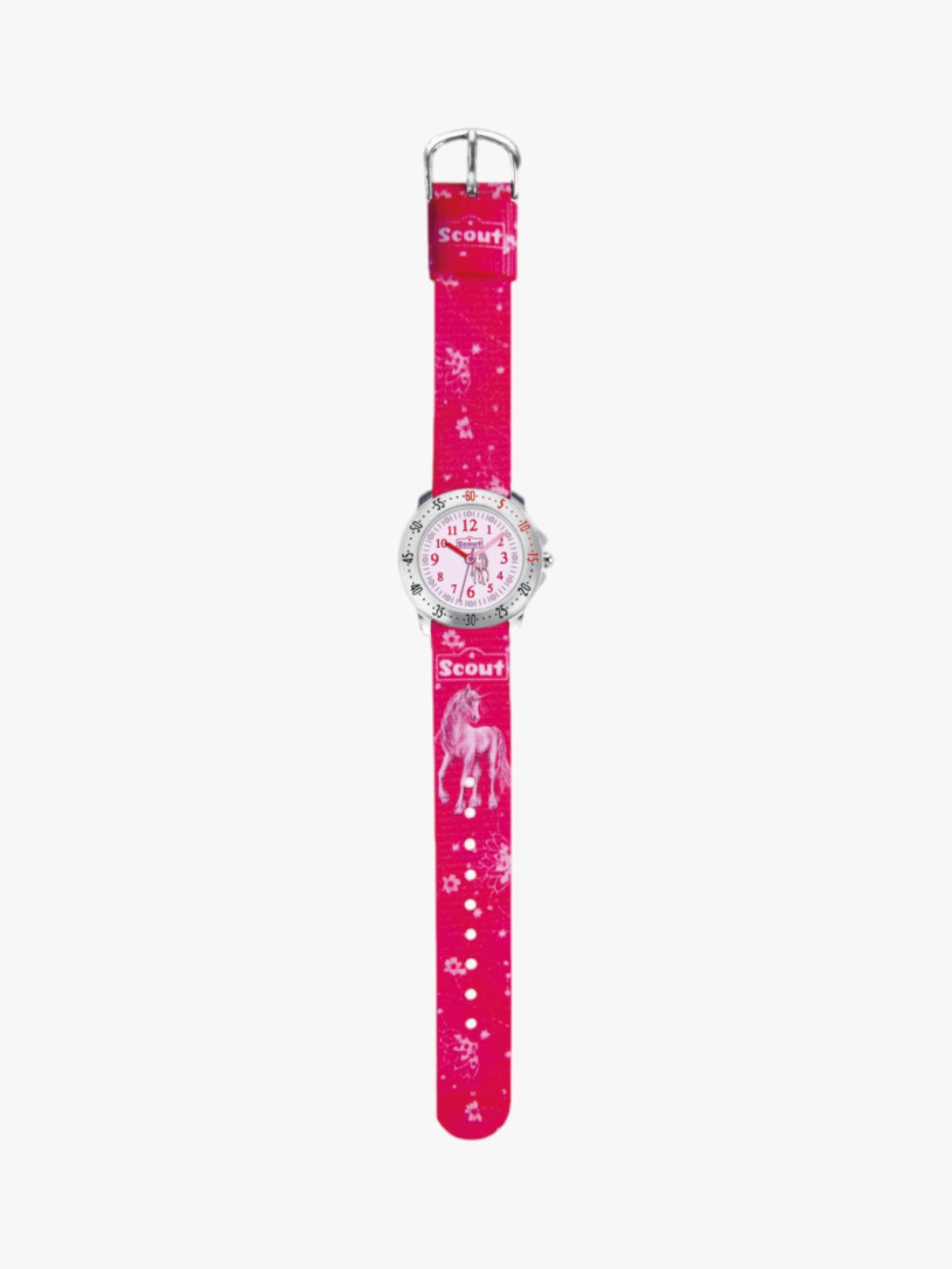 280378007 Kinderuhr mit Einhorn Motiv