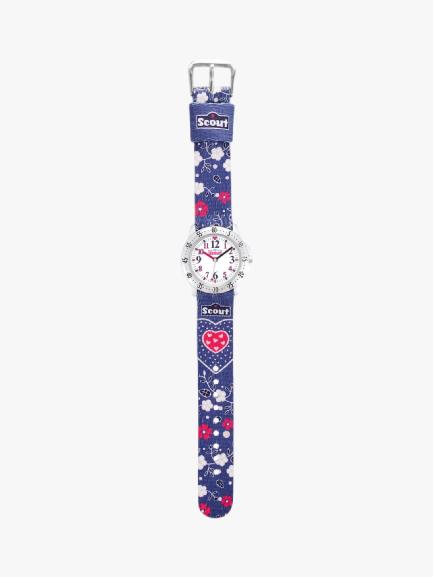 280378070 Kinderuhr mit floralem Motiv