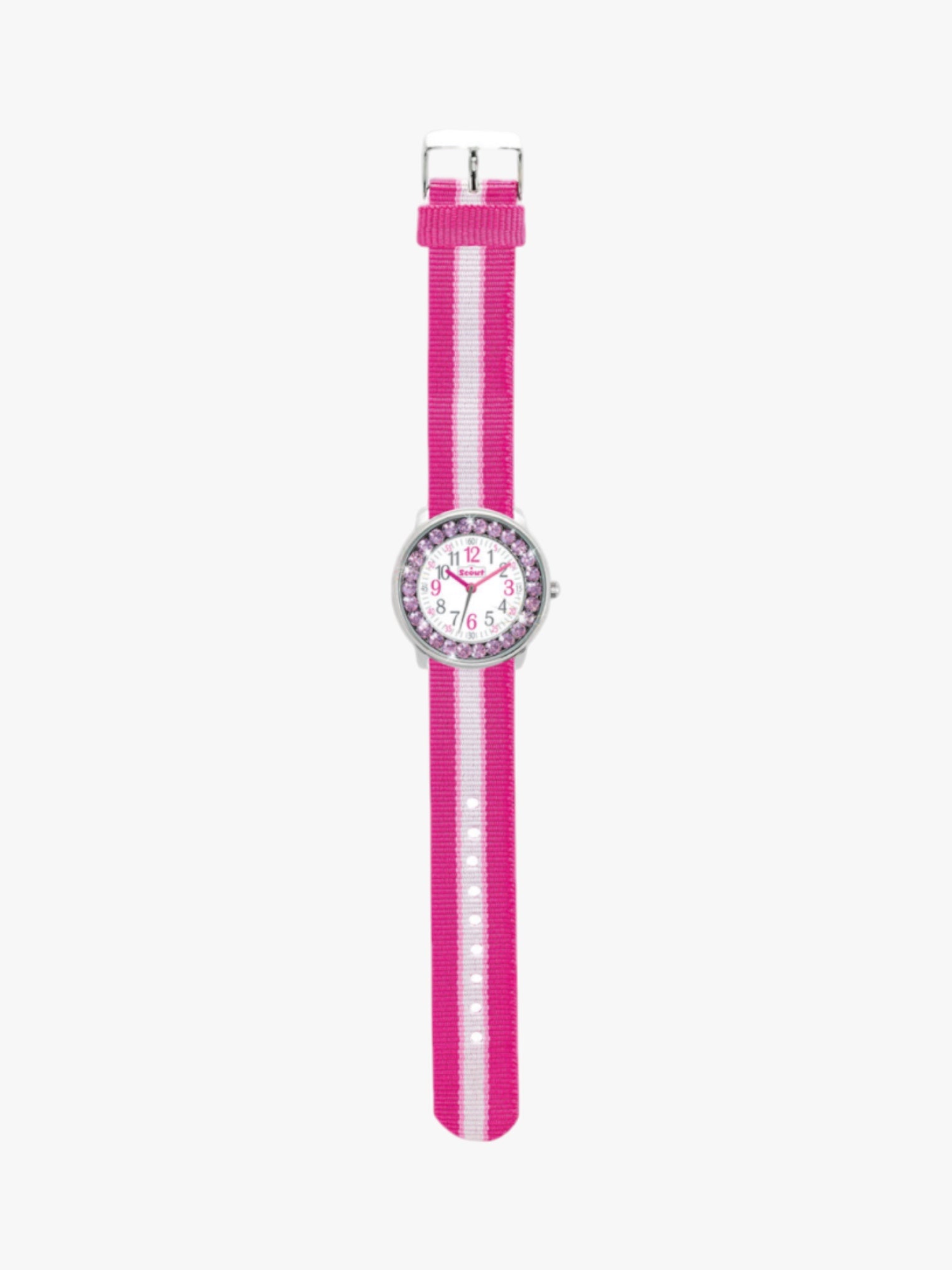 280381010 Kinderuhr mit funkelnden Glitzersteinen