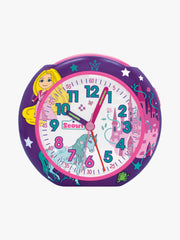 280001048 Kinderwecker mit Motiven: Prinzessin, Schloss, Pferd, Frosch