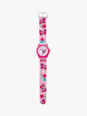 280305013 Kinderuhr mit Schmetterling Motiv