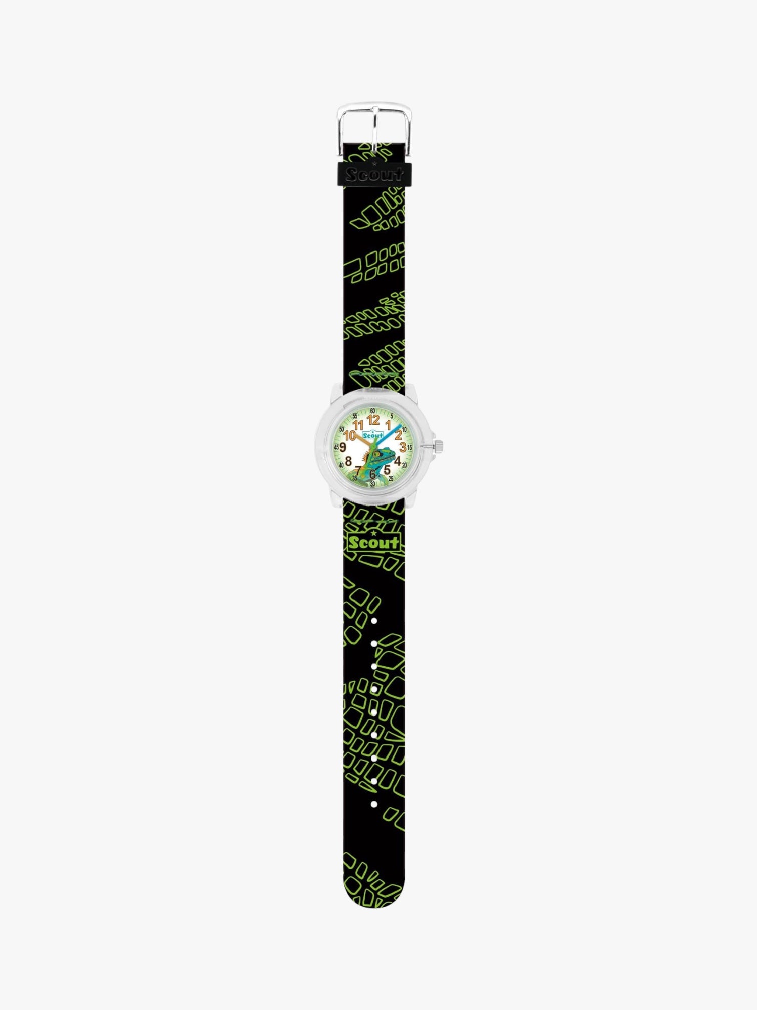 280305053 Kinderuhr mit Dinosaurier Motiv