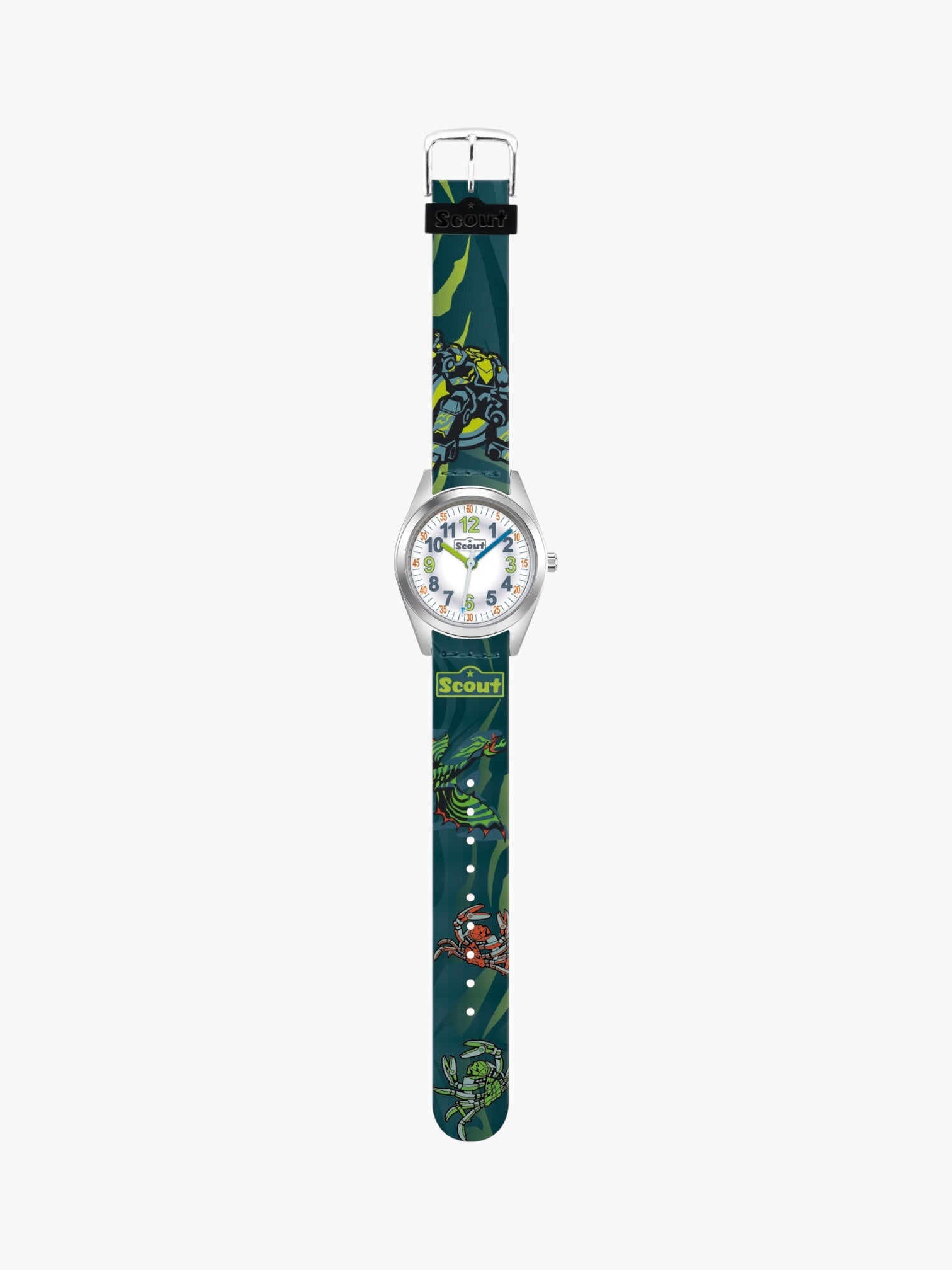 280309009 Kinderuhr mit Drachen Motiv