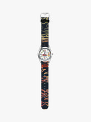 280309010 Kinderuhr mit Feuerwehr Motiv