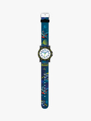 280375035 Kinderuhr mit Raumschiff Motiv