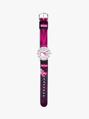 280378069 Kinderuhr mit pinkem Motiv