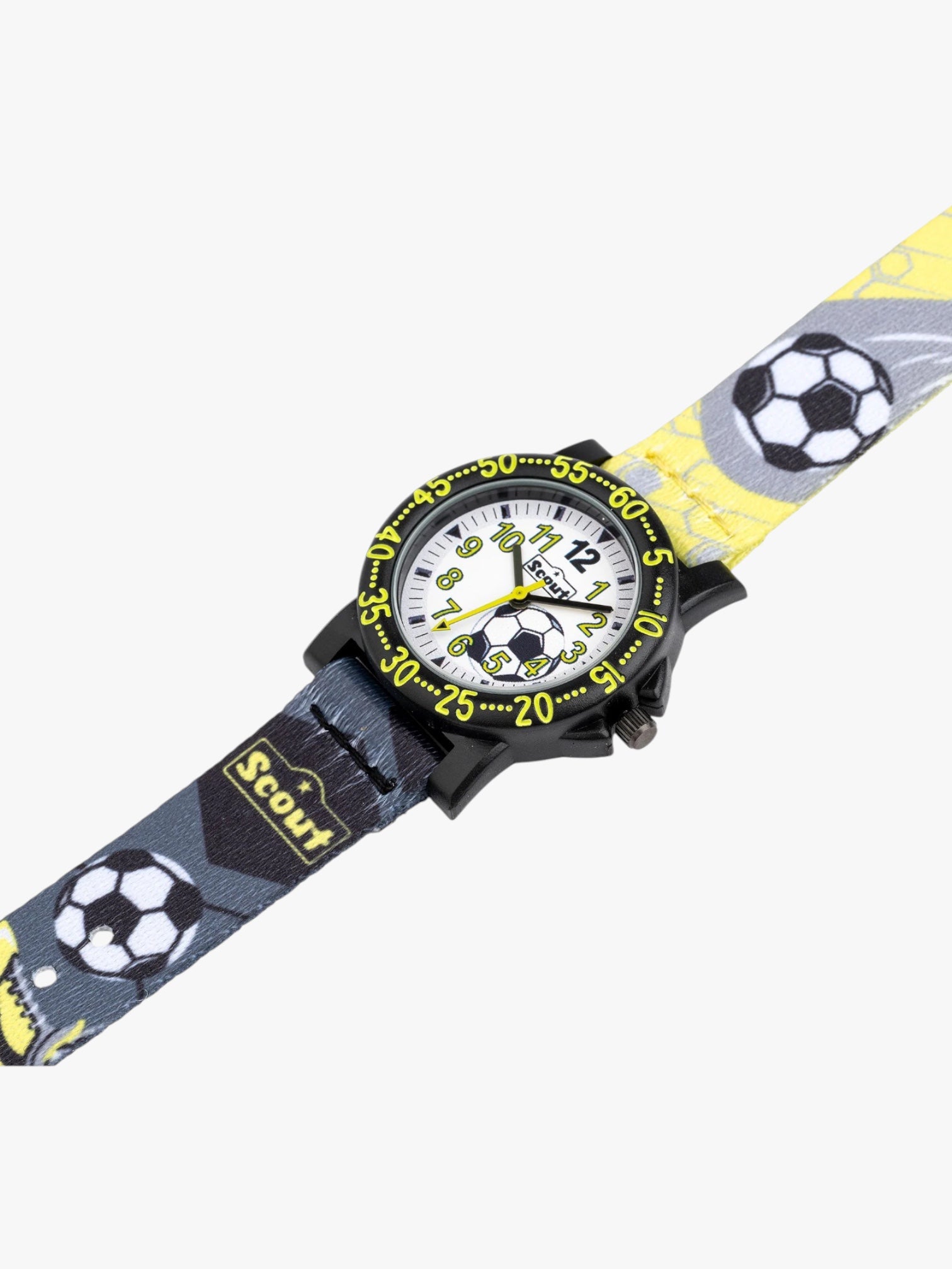 164000214 Kinderuhr mit Fußball Motiv