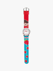 280393028 Kinderuhr mit Erdbeeren Motiv