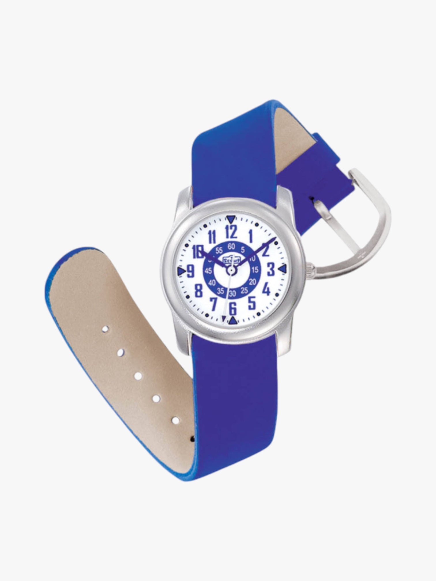 280306001 Kinderuhr blau mit Metallgehäuse