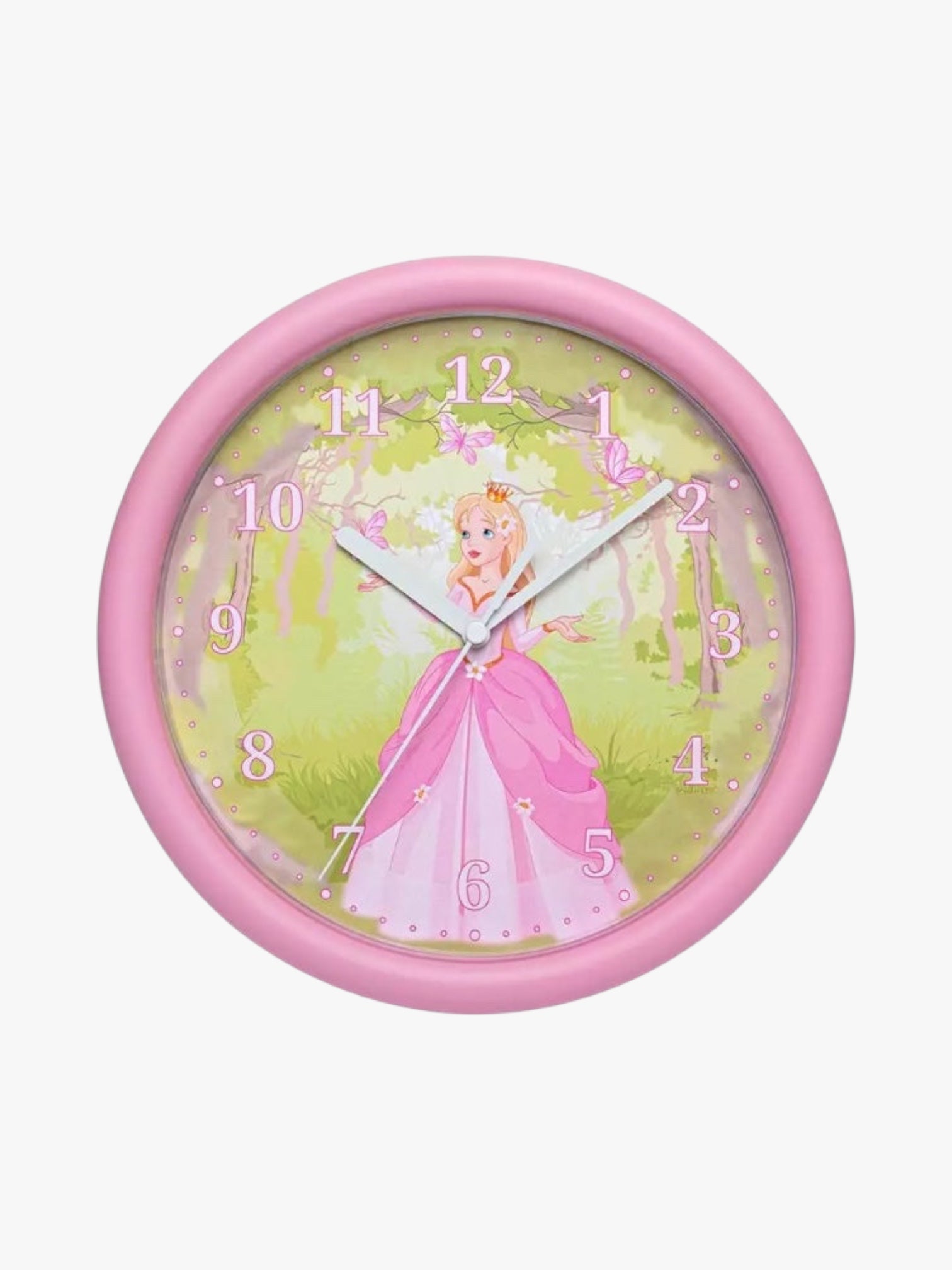 46-2006-17 Kinder Wanduhr mit Prinzessin Motiv