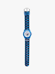 280305015 Kinderuhr mit Rennwagen Motiv