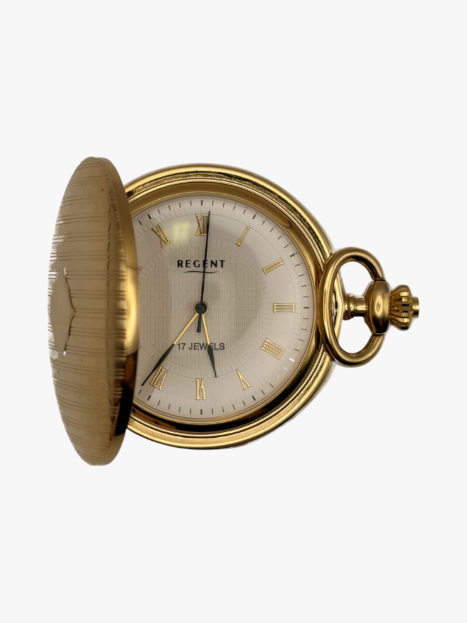 Taschenuhr Regent P-08 mit goldenen Indices