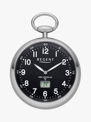 Taschenuhr Funk Regent PR-002 mit digitalem Datum und Sekunde