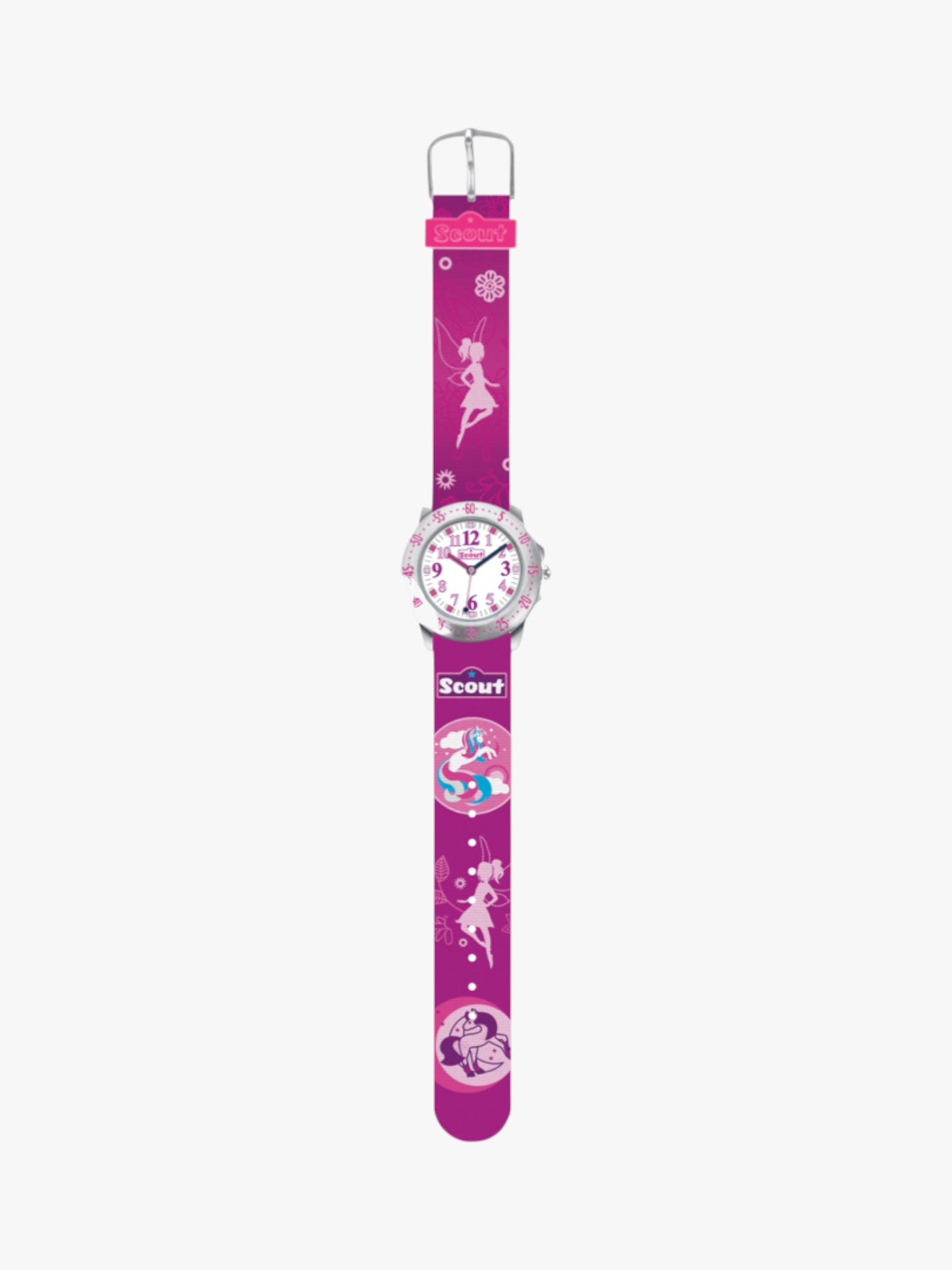 280378016 Kinderuhr mit Pony Motiv