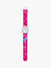 280378010 Kinderuhr mit Delfin Motiv