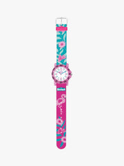 280375019 Kinderuhr mit Flamingo Motiv