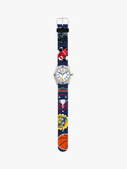 280393012 Kinderuhr mit sportlichem Motiv