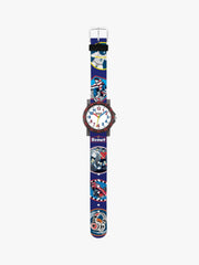 280375018 Kinderuhr mit Weltraum Motiv