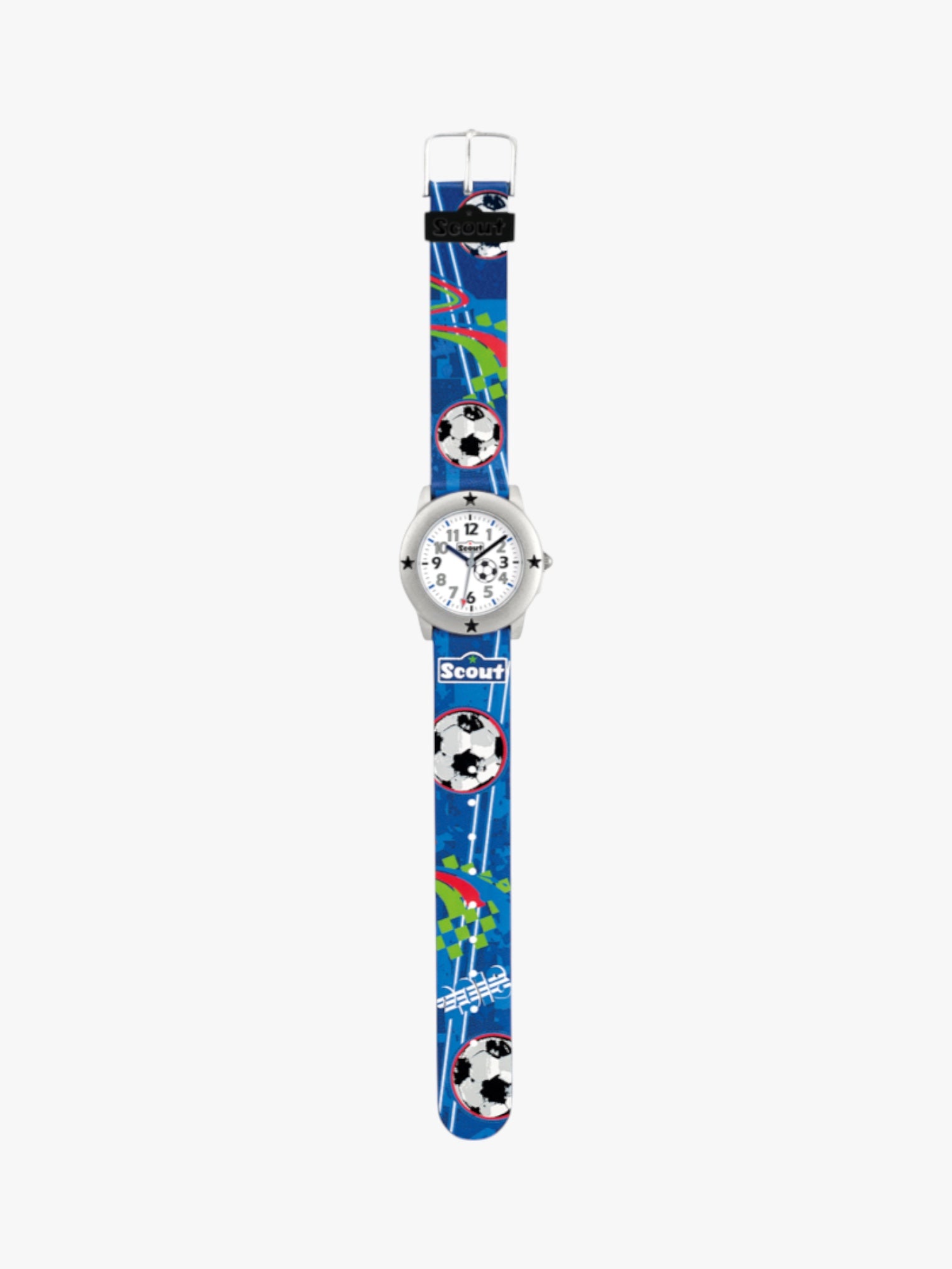 280393003 Kinderuhr mit Fußball Motiv
