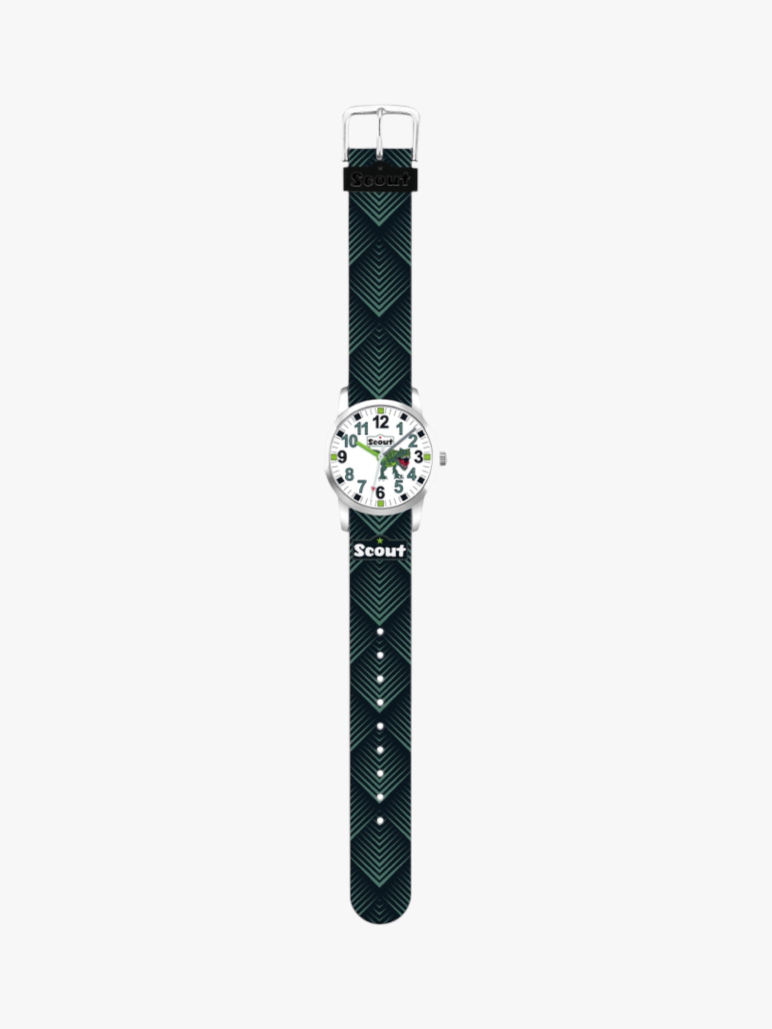 280310009 Kinderuhr mit Dinosaurier Motiv