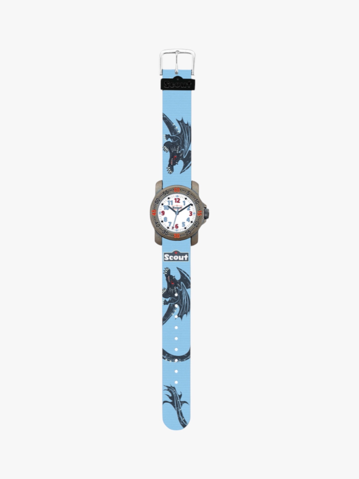 280376011 Kinderuhr mit Drachen Motiv