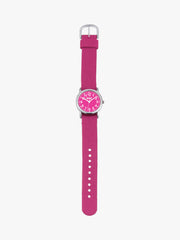 280304001 Kinderuhr pink mit Nato-Armband