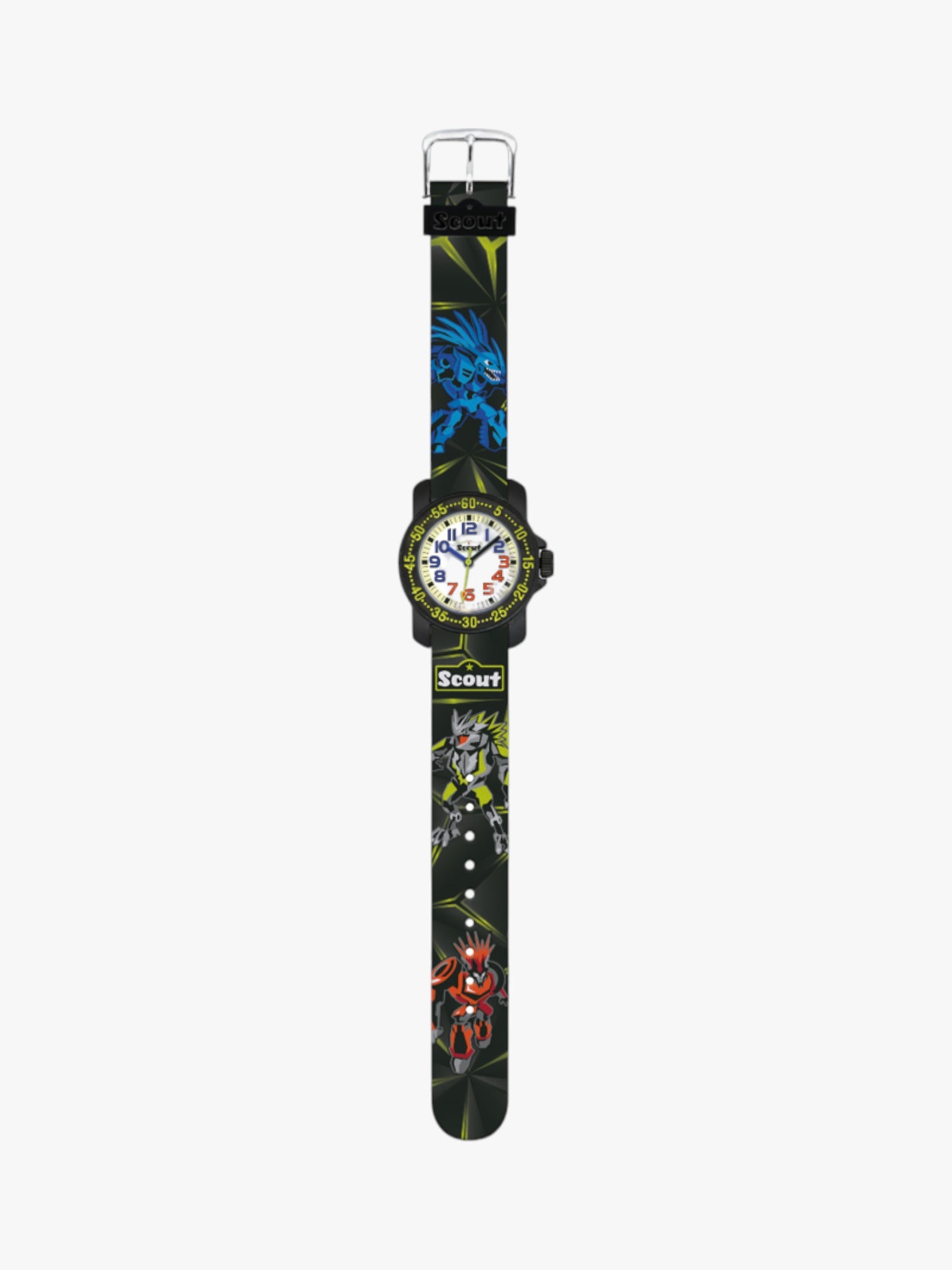 280376041 Kinderuhr mit Drachen Motiv