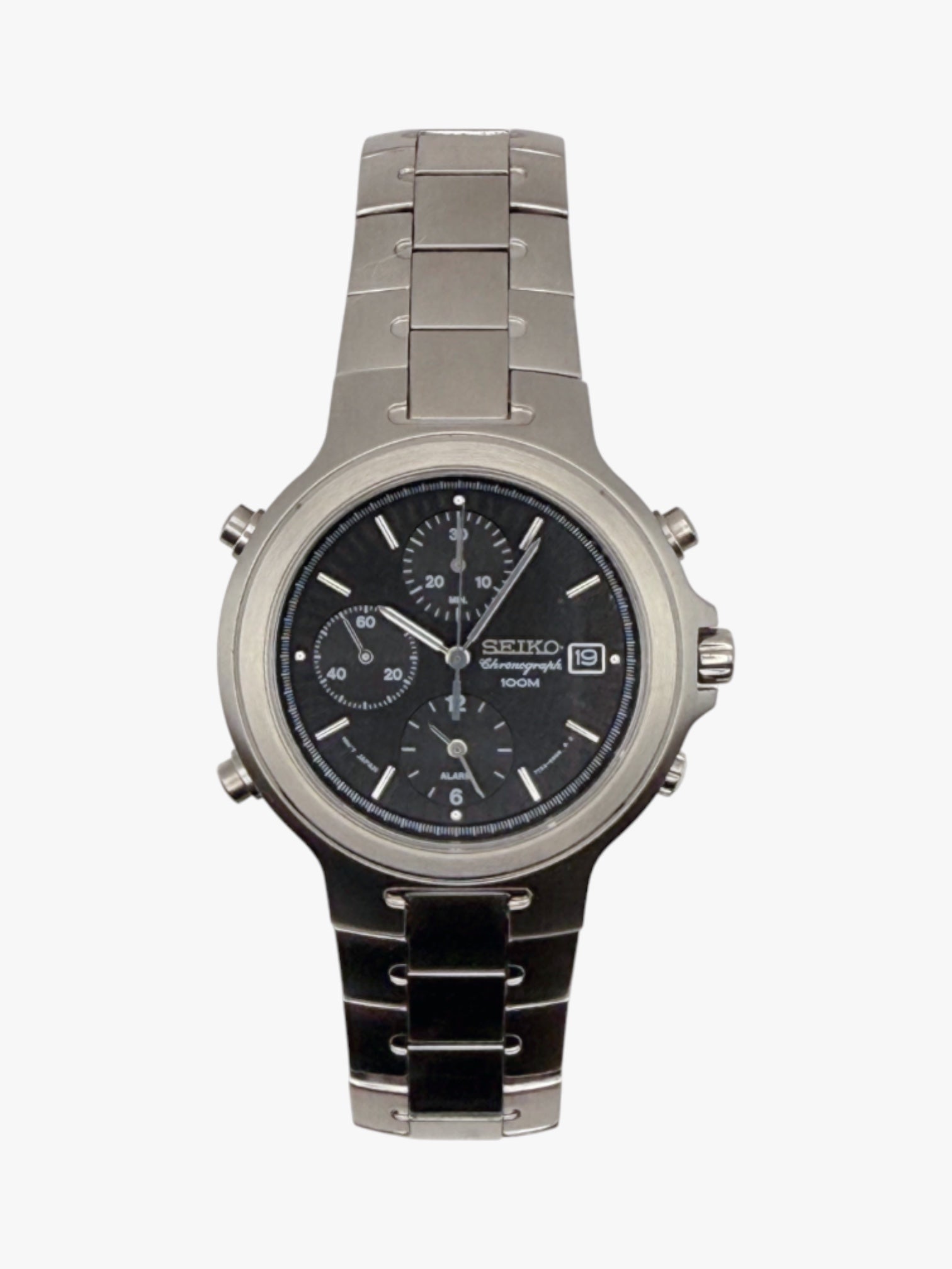 Titanium Chronograph  – Schwarz, 100 m, Alarm