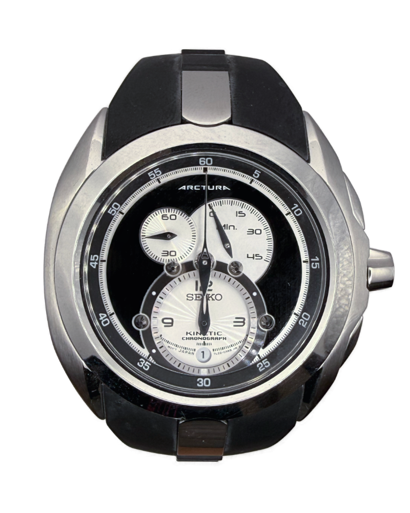 Arctura Kinetic Chronograph  – Schwarz Kautschuk