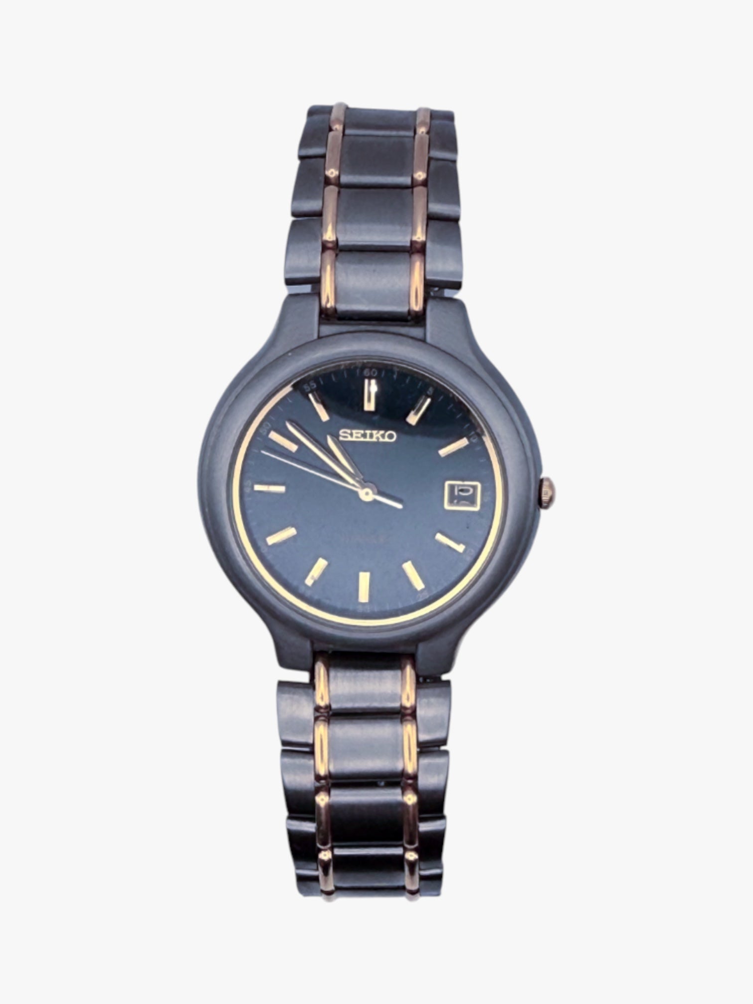 Titanium Two‑Tone  – Schwarz, Gold‑Akzente