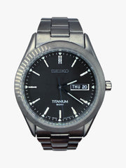 Titanium Day‑Date  – Blau, 100 m