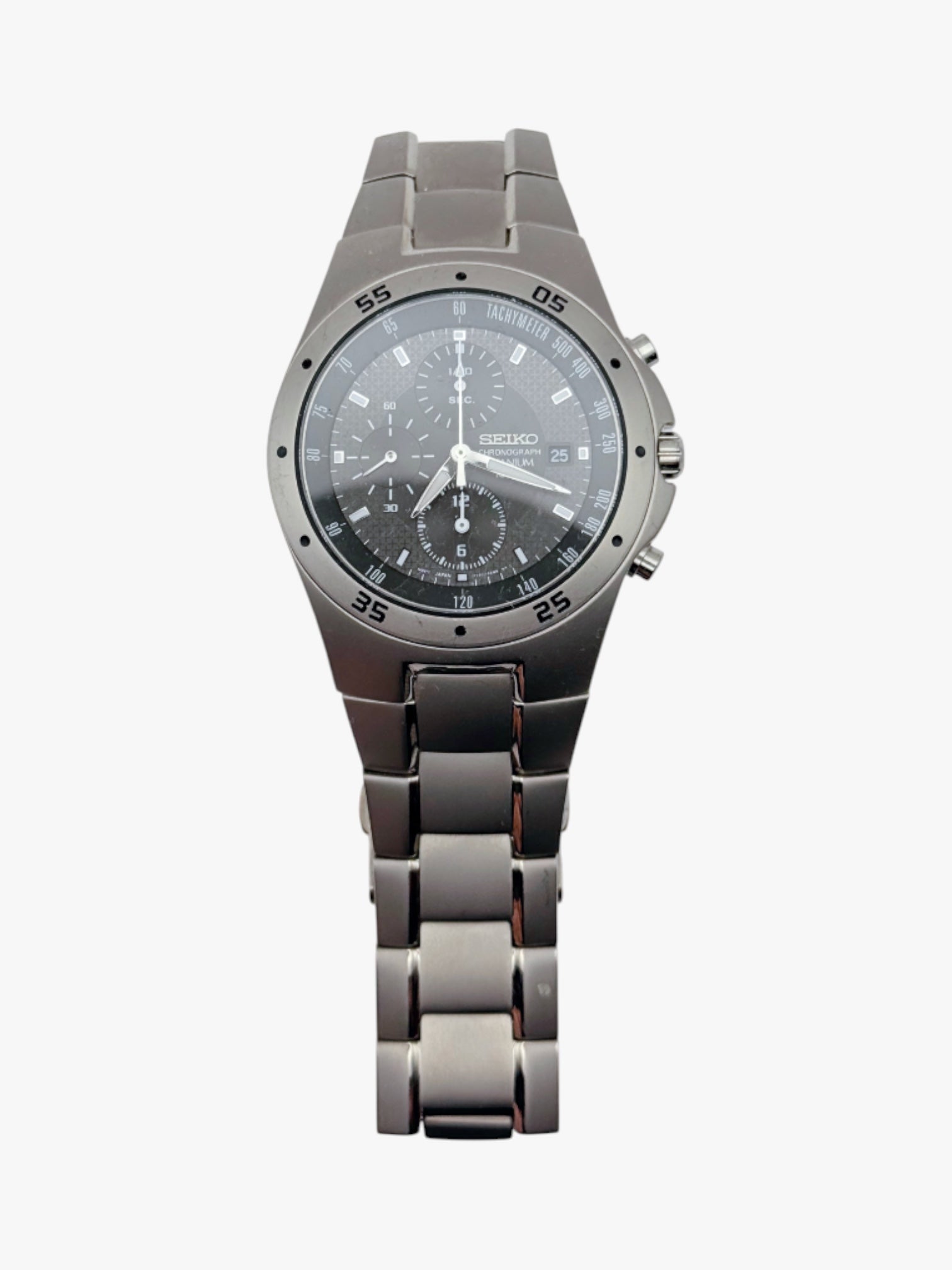 Titanium Chronograph  – Grau, Tachymeter