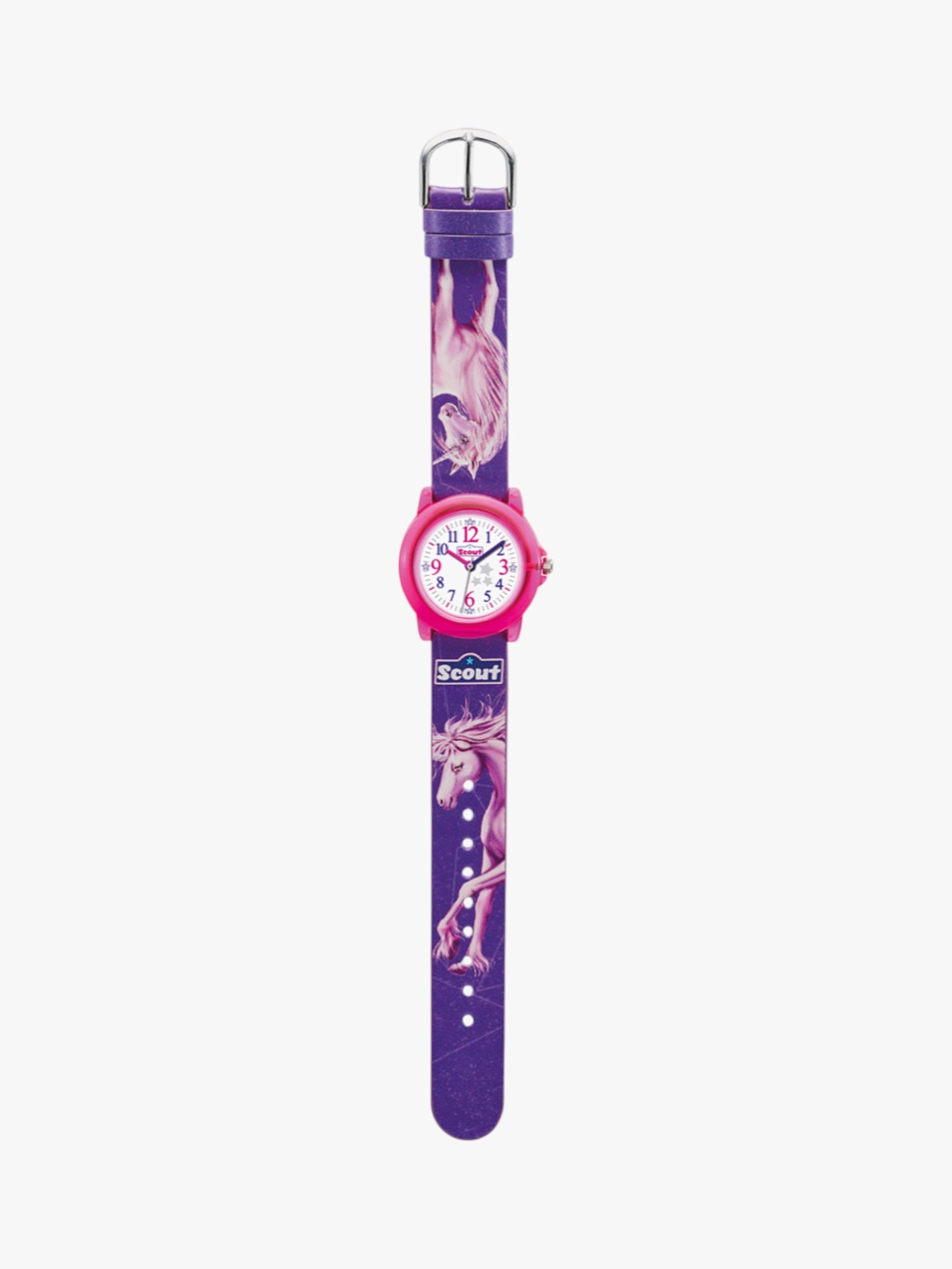 280305023 Kinderuhr mit Pferde Motiv