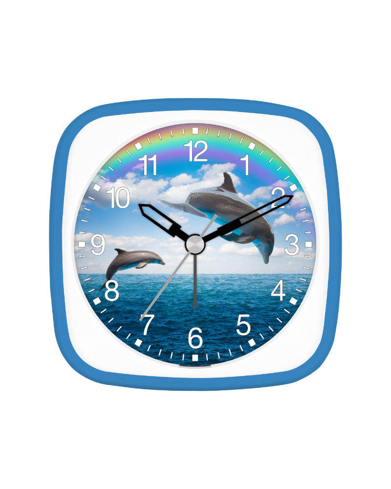 04-27156-08 Children's alarm clock with dolphin motif