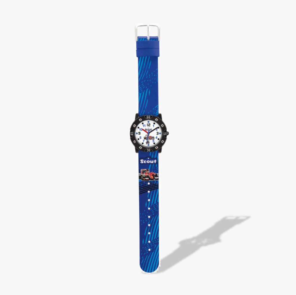 280316014 Children's watch with racing car motif