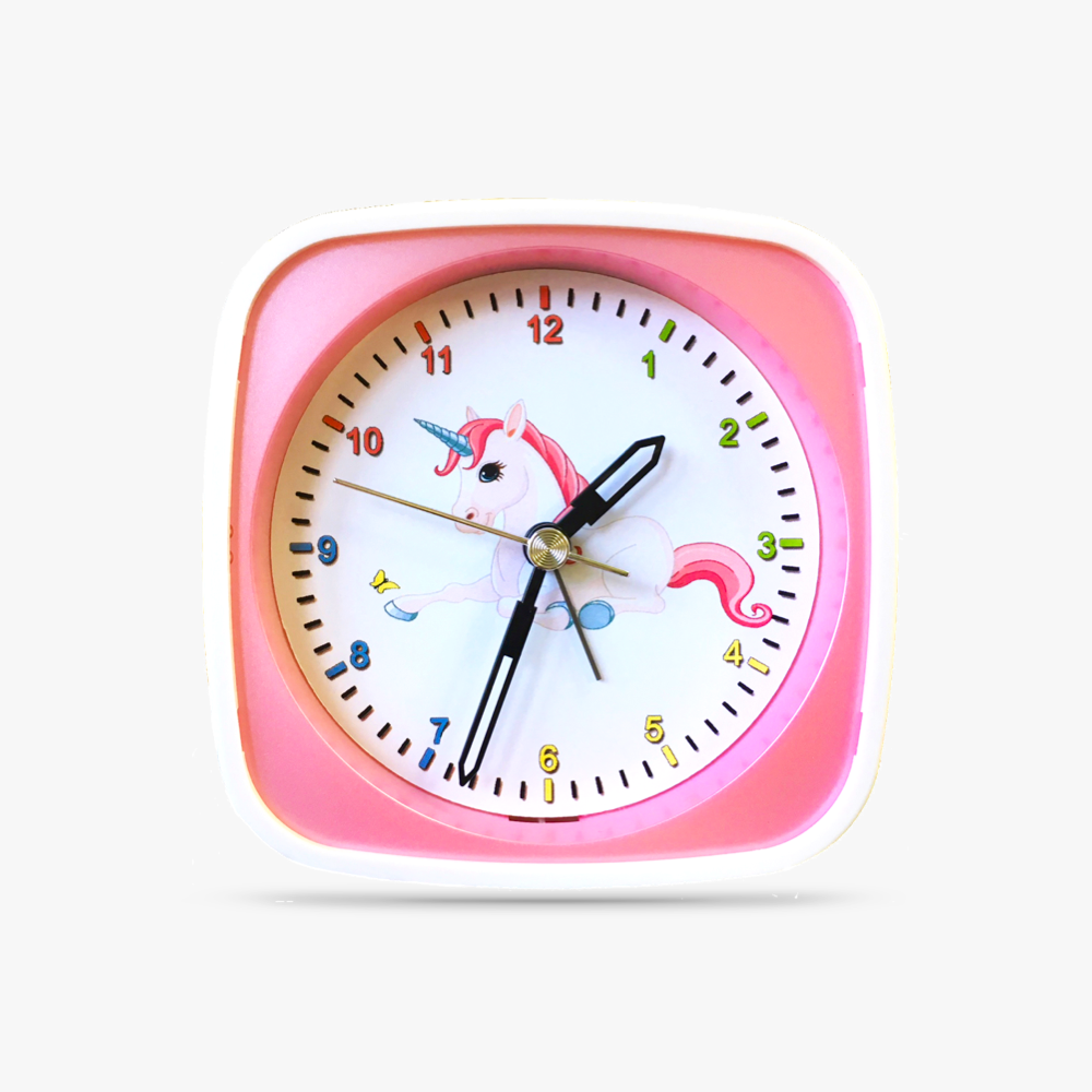 04-27015-22 Children's alarm clock with unicorn motif