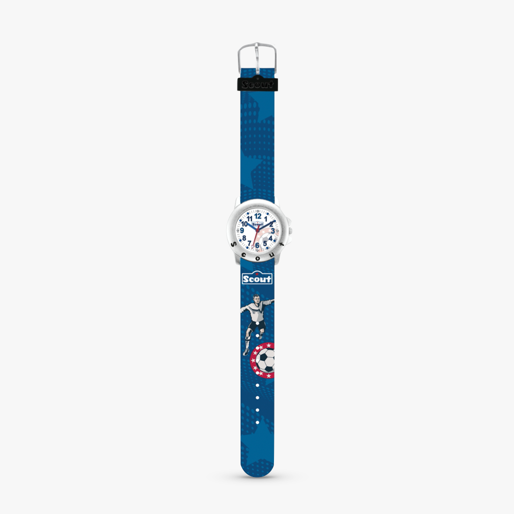 280393018 Children's watch with football motif