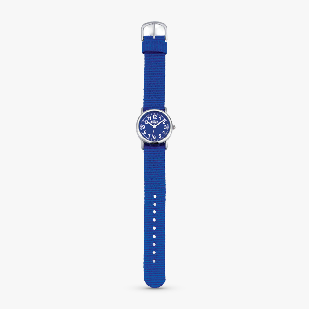 280304000 Kinderuhr blau mit Nato-Armband